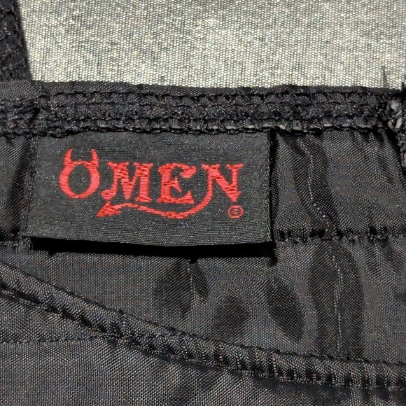 Vintage Omen Padded Vest Top Black Y2K - Picture 7 of 7